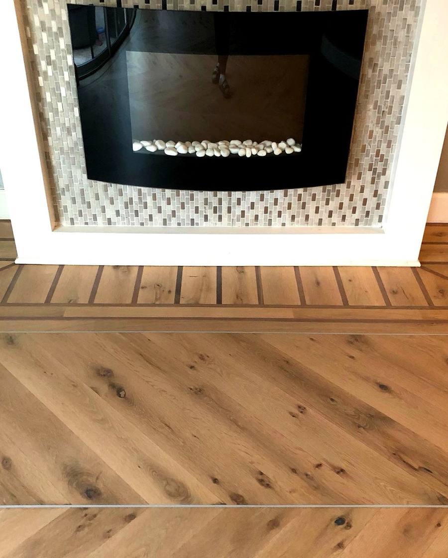 Custom border inlay