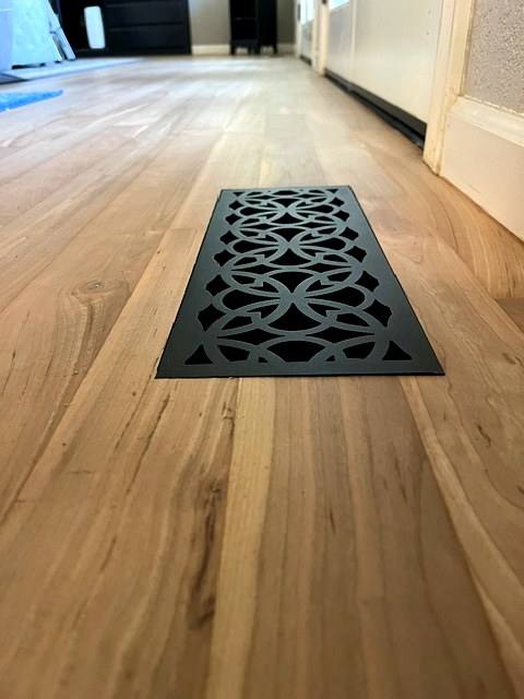 Hardwood floor detail