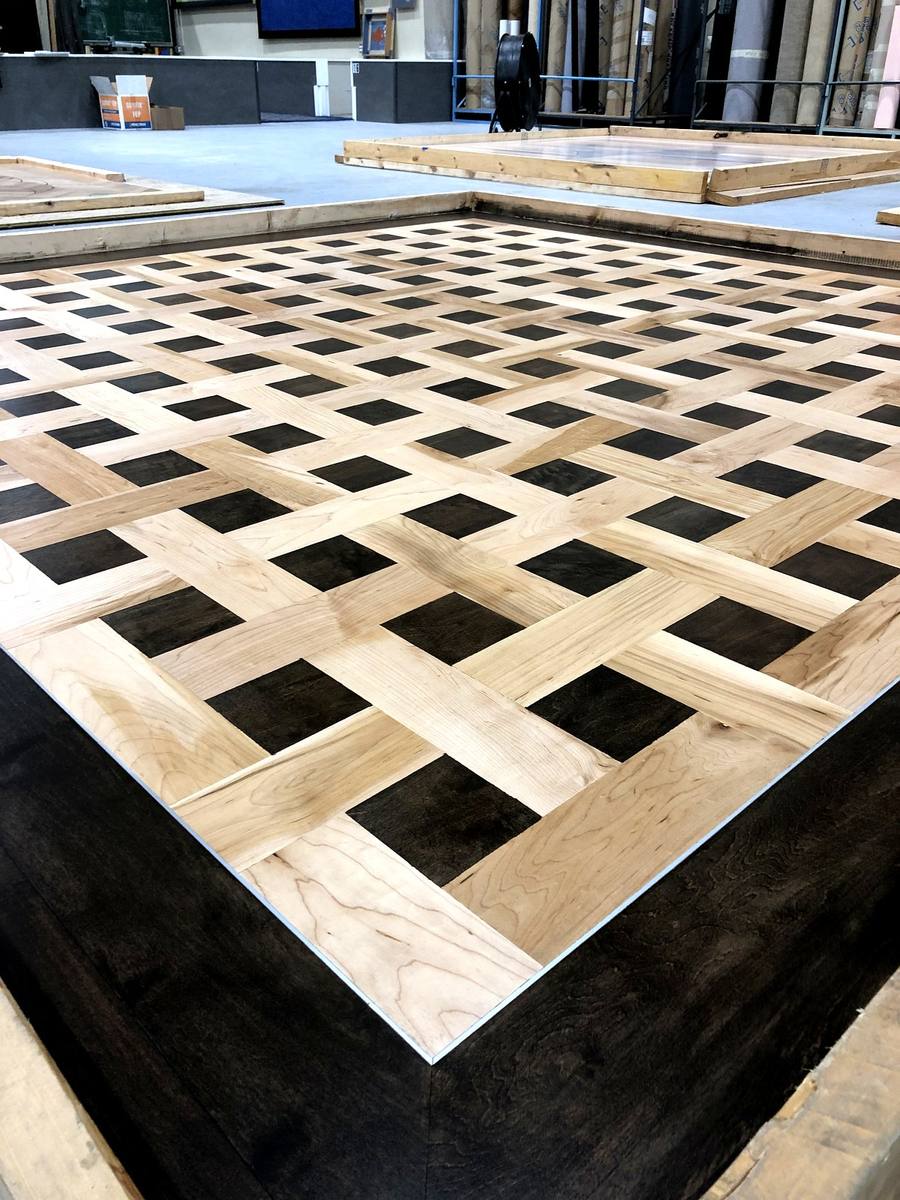 Hardwood installation in kitchen