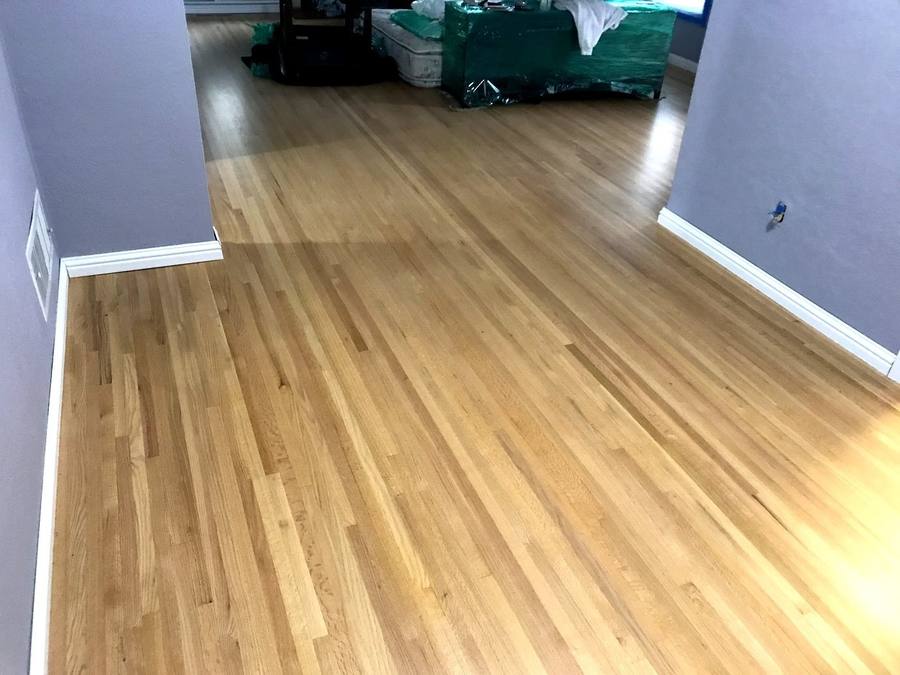Kitchen after refinish