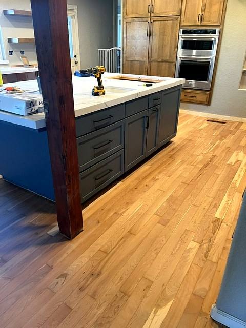 Wood floor refinish